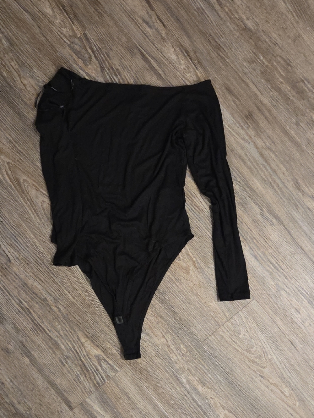 H&M Black Long Sleeve Bodysuit